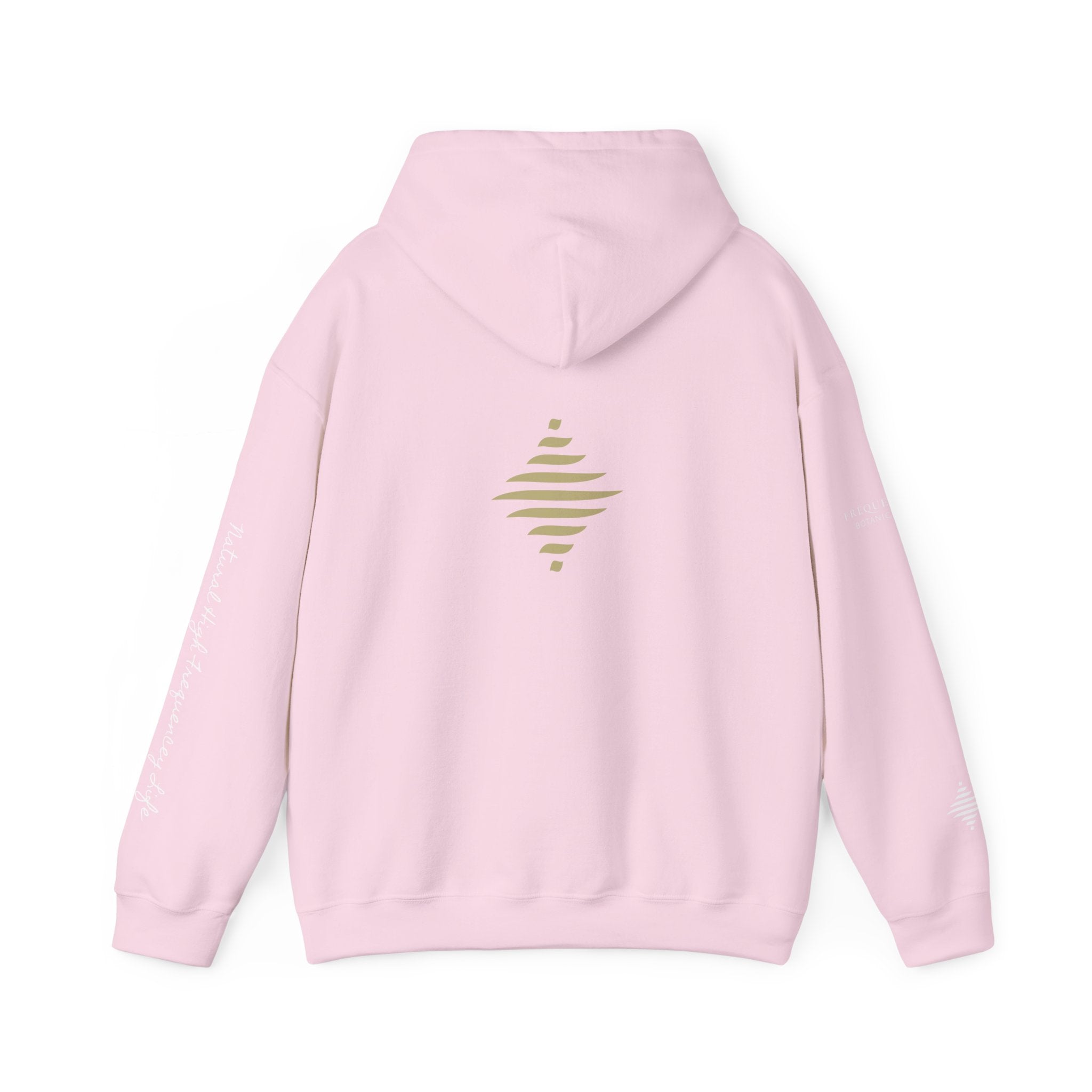 Instinct 396 Hz Star Logo Hoodie | Frequency Botanical Minimalist Design