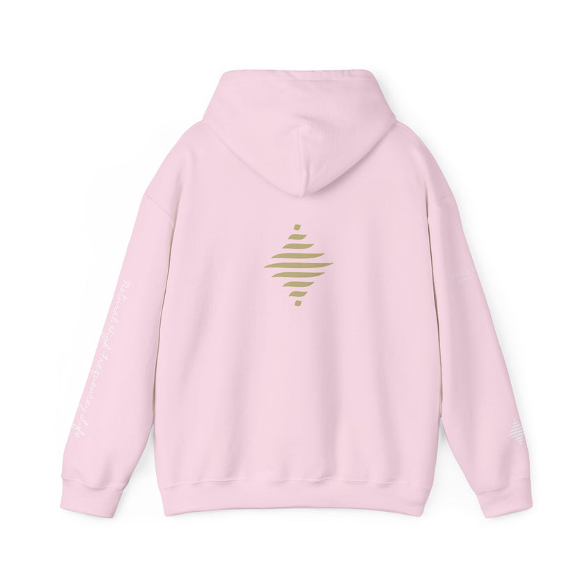 Instinct 396 Hz Star Logo Hoodie | Frequency Botanical Minimalist Design