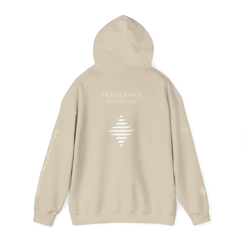 Express 741 Hz Star Logo Hoodie | Frequency Botanical Minimalist Design