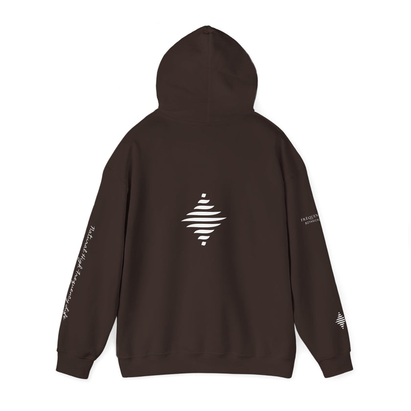 Inspire 965 Hz Star Logo Hoodie | Frequency Botanical Minimalist Design