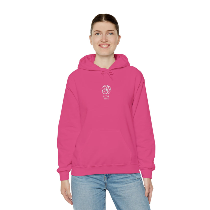 F°6 - LOVE - EMBROIDERED Unisex Heavy Blend™ Hooded Sweatshirt