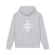 Frequence Sounder Hoodie — Minimalist Organic Pullover with Geometric Soundwave Graphics