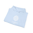 Clarity 852 Hz Star Logo Hoodie | Frequency Botanical Minimalist Design