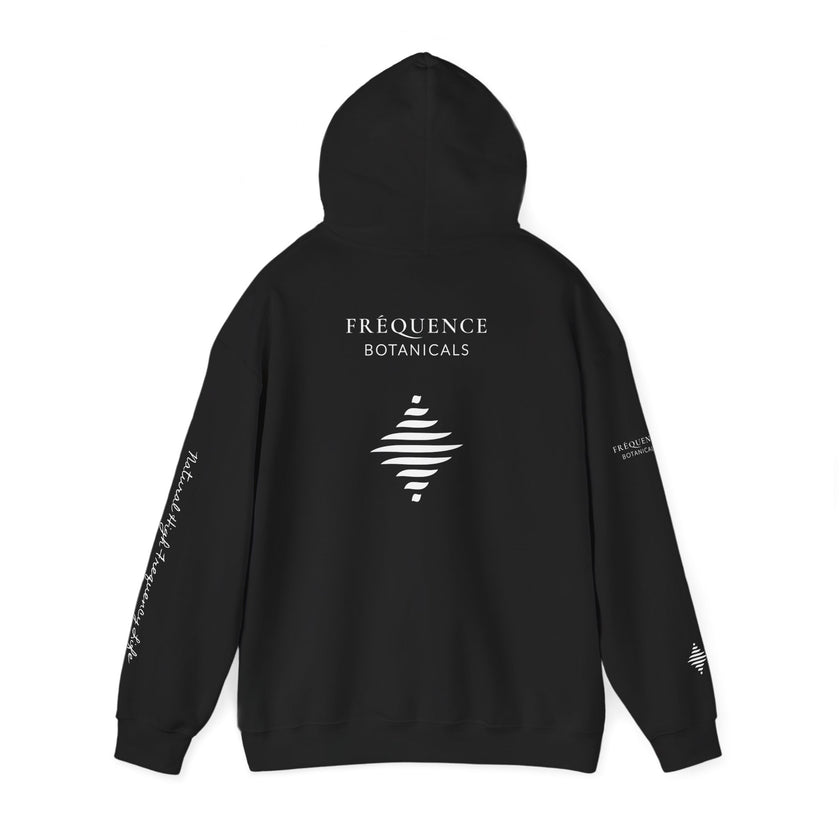 Passion 417 Hz Star Logo Hoodie | Frequency Botanical Minimalist Design