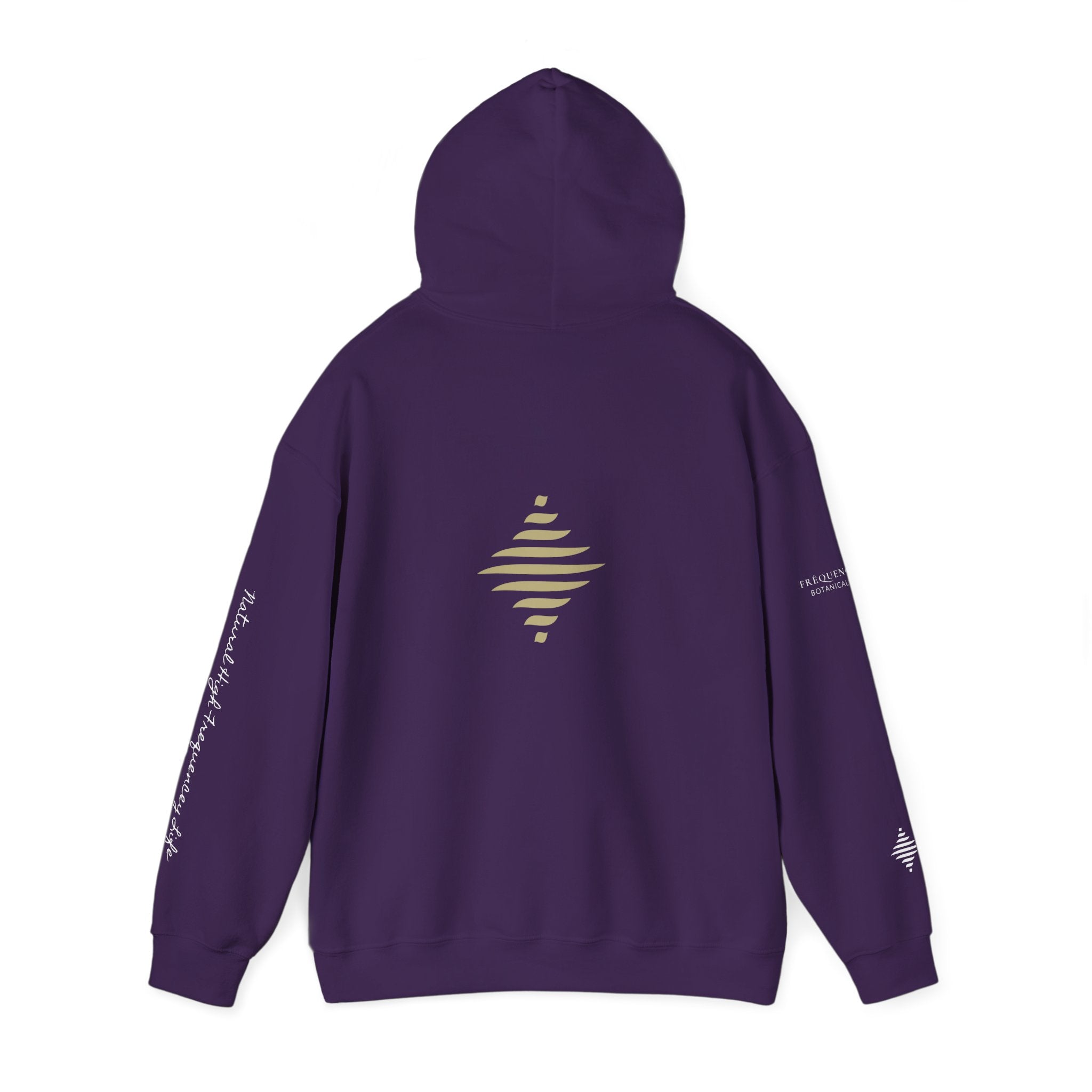 Instinct 396 Hz Star Logo Hoodie | Frequency Botanical Minimalist Design