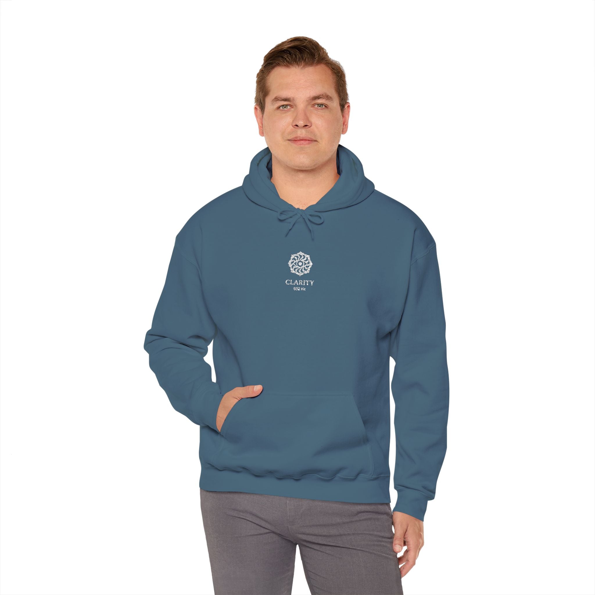 F°8 - CLARITY - EMBROIDERED Unisex Heavy Blend™ Hooded Sweatshirt