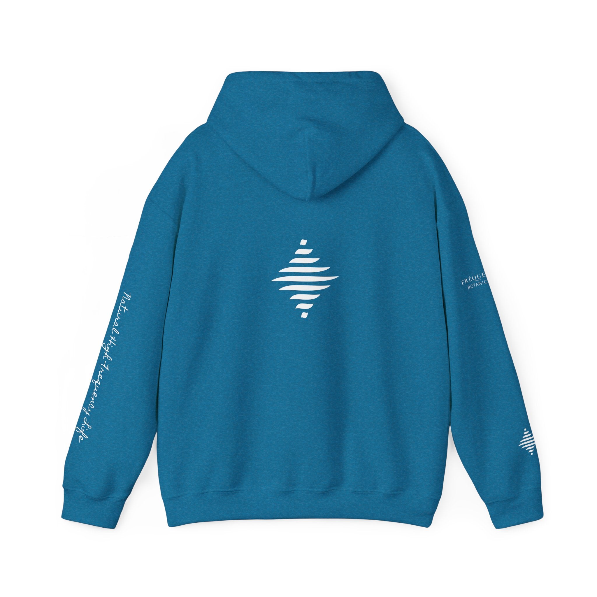Inspire 965 Hz Star Logo Hoodie | Frequency Botanical Minimalist Design