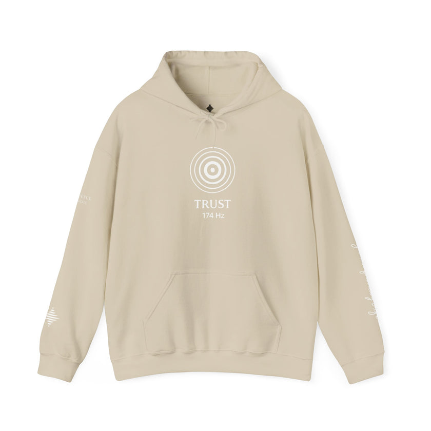 Trust 174 Hz Star Logo Hoodie | Frequency Botanical Minimalist Design