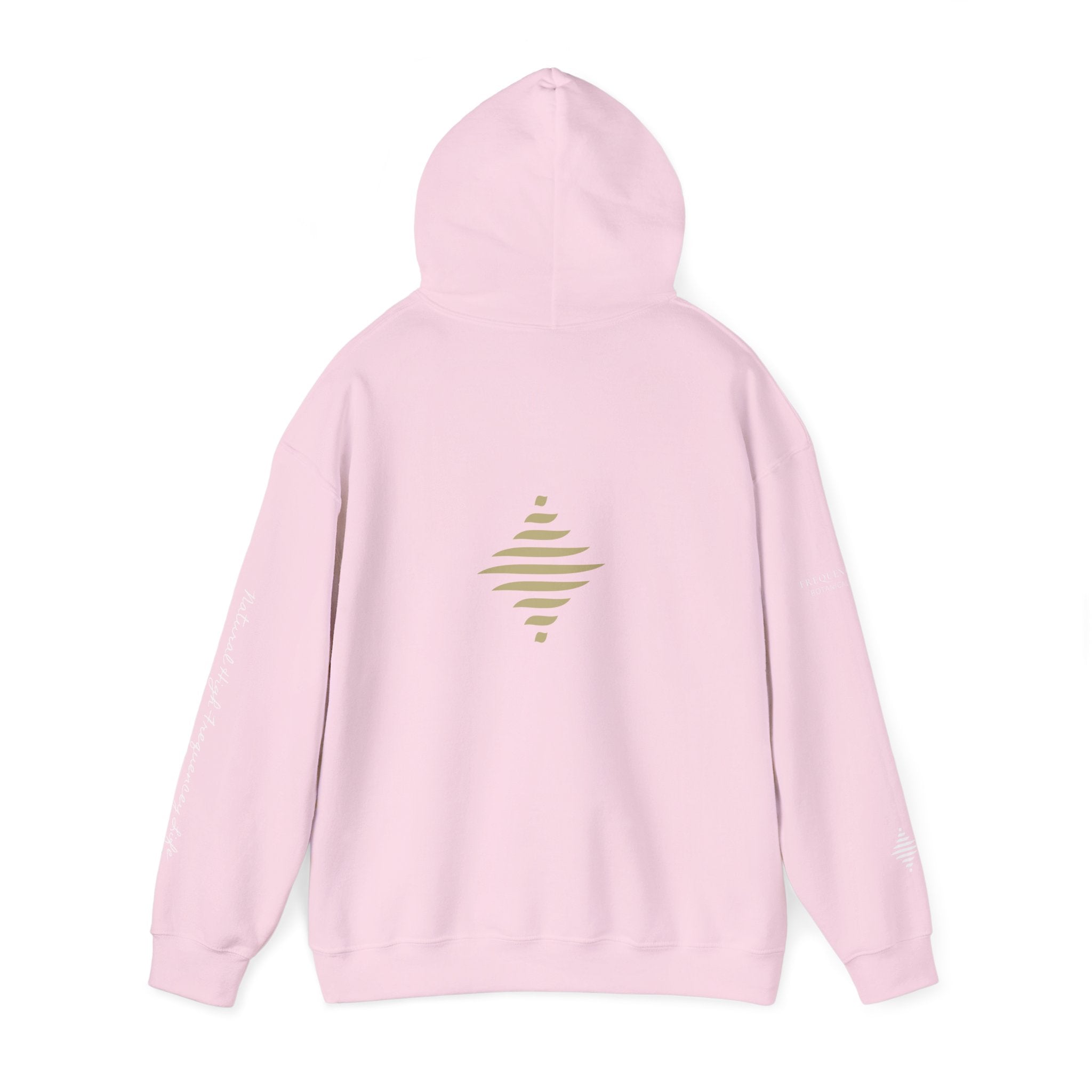 Instinct 396 Hz Star Logo Hoodie | Frequency Botanical Minimalist Design