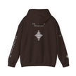 Clarity 852 Hz Star Logo Hoodie | Frequency Botanical Minimalist Design