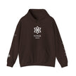 Power 528 Hz Star Logo Hoodie | Frequency Botanical Minimalist Design