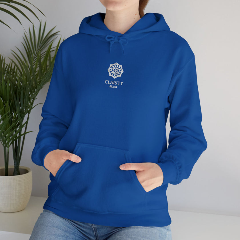 F°8 - CLARITY - EMBROIDERED Unisex Heavy Blend™ Hooded Sweatshirt