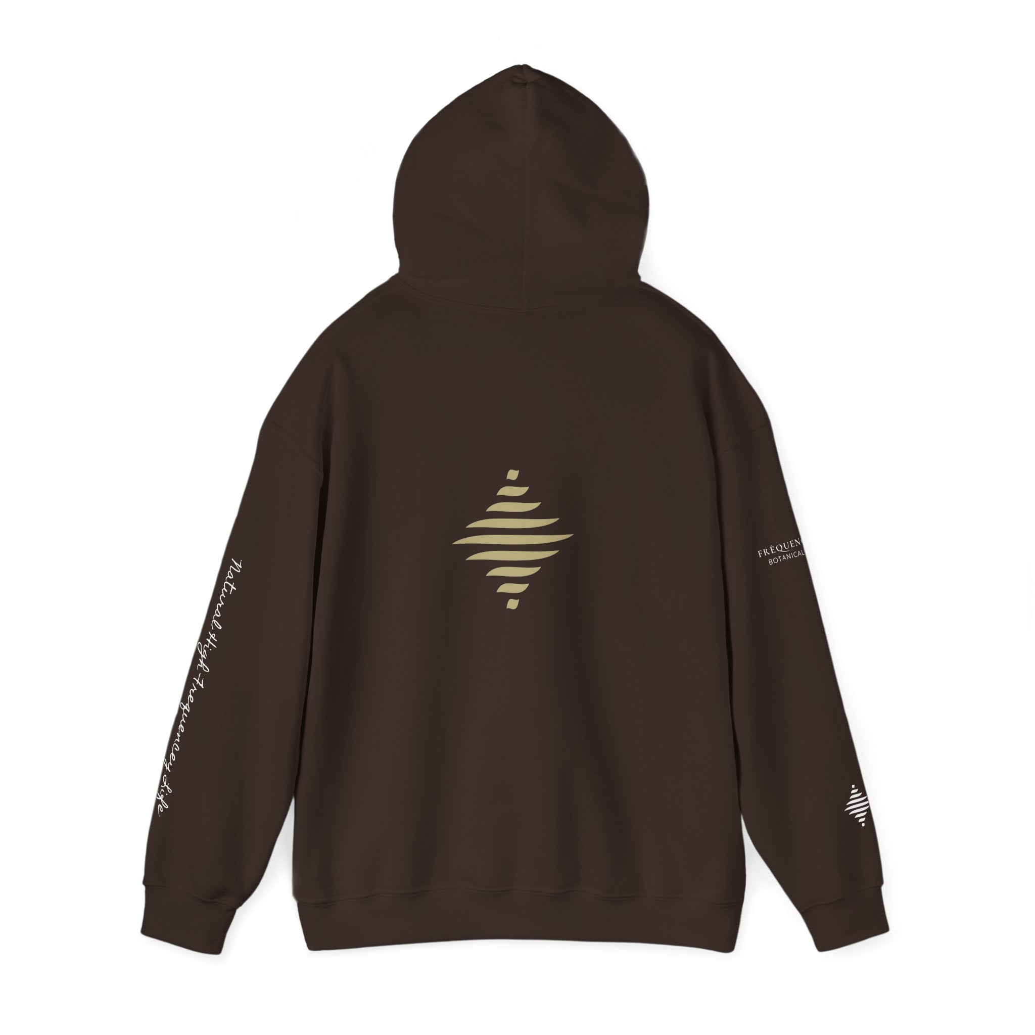 Instinct 396 Hz Star Logo Hoodie | Frequency Botanical Minimalist Design
