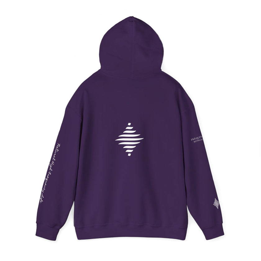 Inspire 965 Hz Star Logo Hoodie | Frequency Botanical Minimalist Design