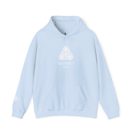 Instinct 396 Hz Star Logo Hoodie | Frequency Botanical Minimalist Design
