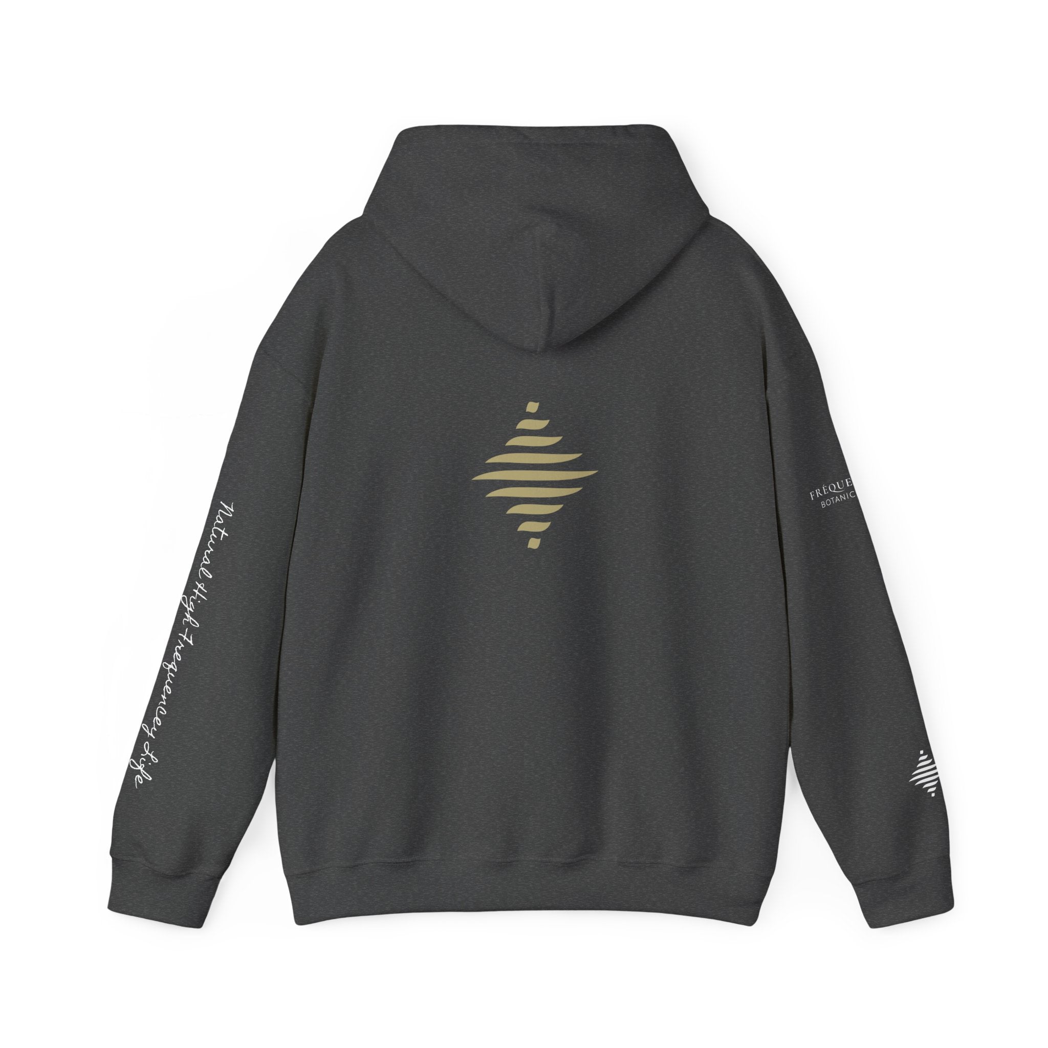 Instinct 396 Hz Star Logo Hoodie | Frequency Botanical Minimalist Design