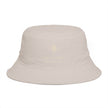 Frequénce Botanicals Embroidered Bucket Hat — Earthy Brown Garden Logo Sun Hat