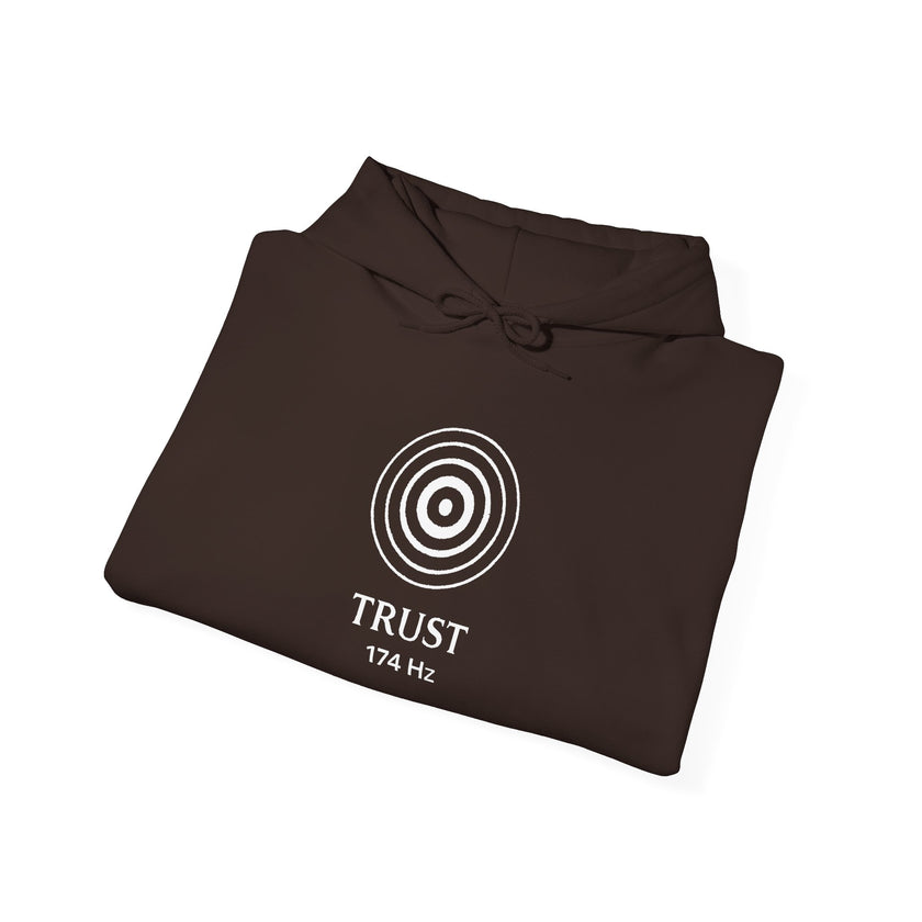 Trust 174 Hz Star Logo Hoodie | Frequency Botanical Minimalist Design