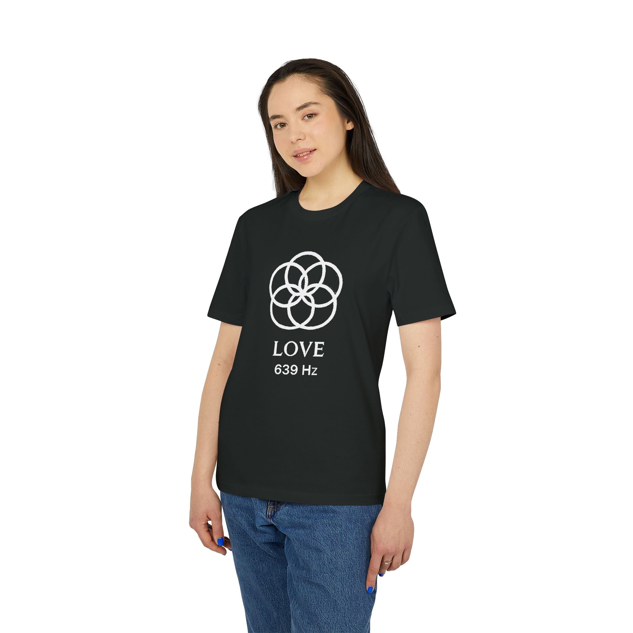 Love 628 Hz T-Shirt — Minimal Spiritual Frequency Tee