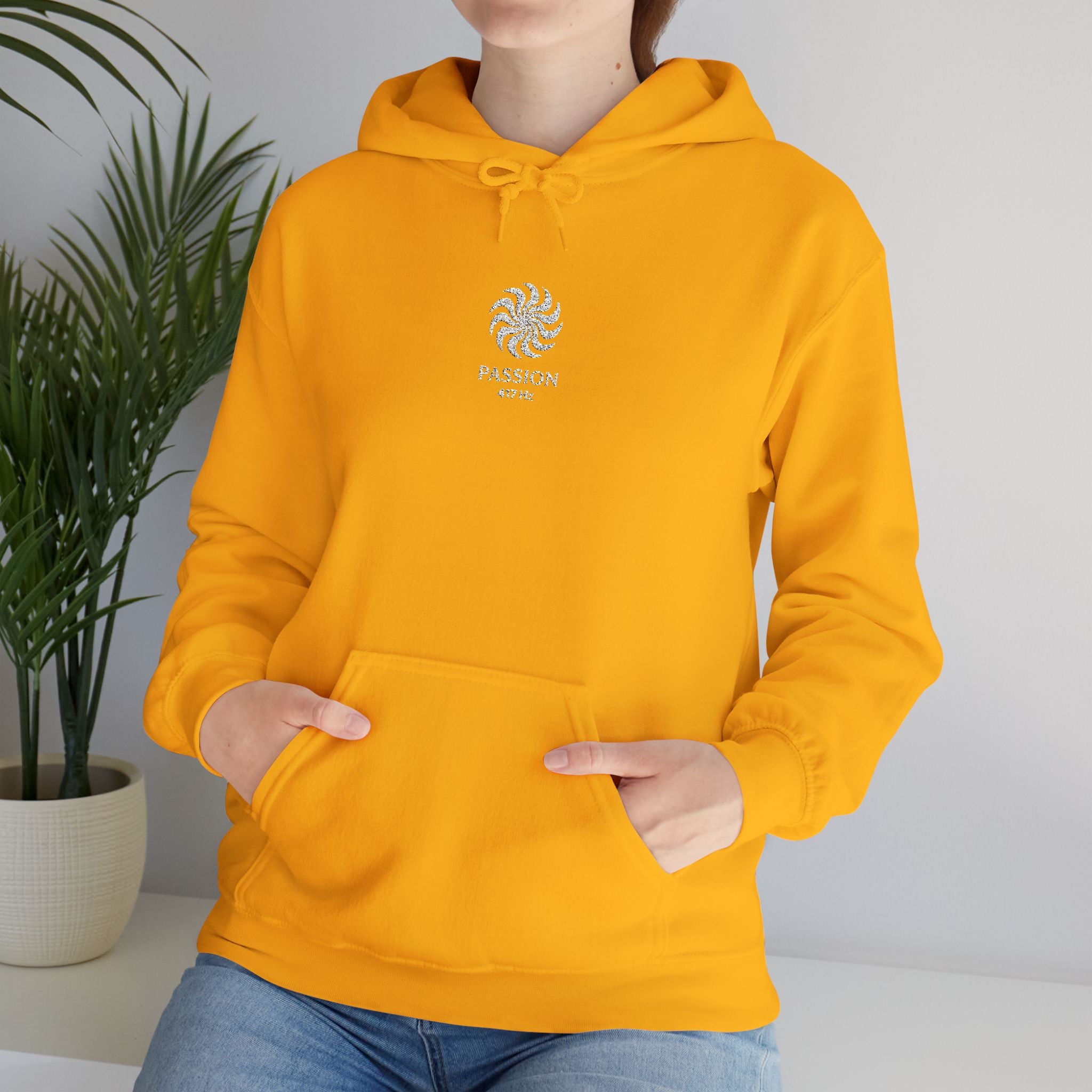 F°4 - PASSION - EMBROIDERED Unisex Heavy Blend™ Hooded Sweatshirt