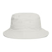 Frequénce Botanicals Embroidered Bucket Hat — Earthy Brown Garden Logo Sun Hat