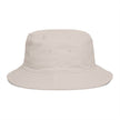 Frequénce Botanicals Embroidered Bucket Hat — Earthy Brown Garden Logo Sun Hat