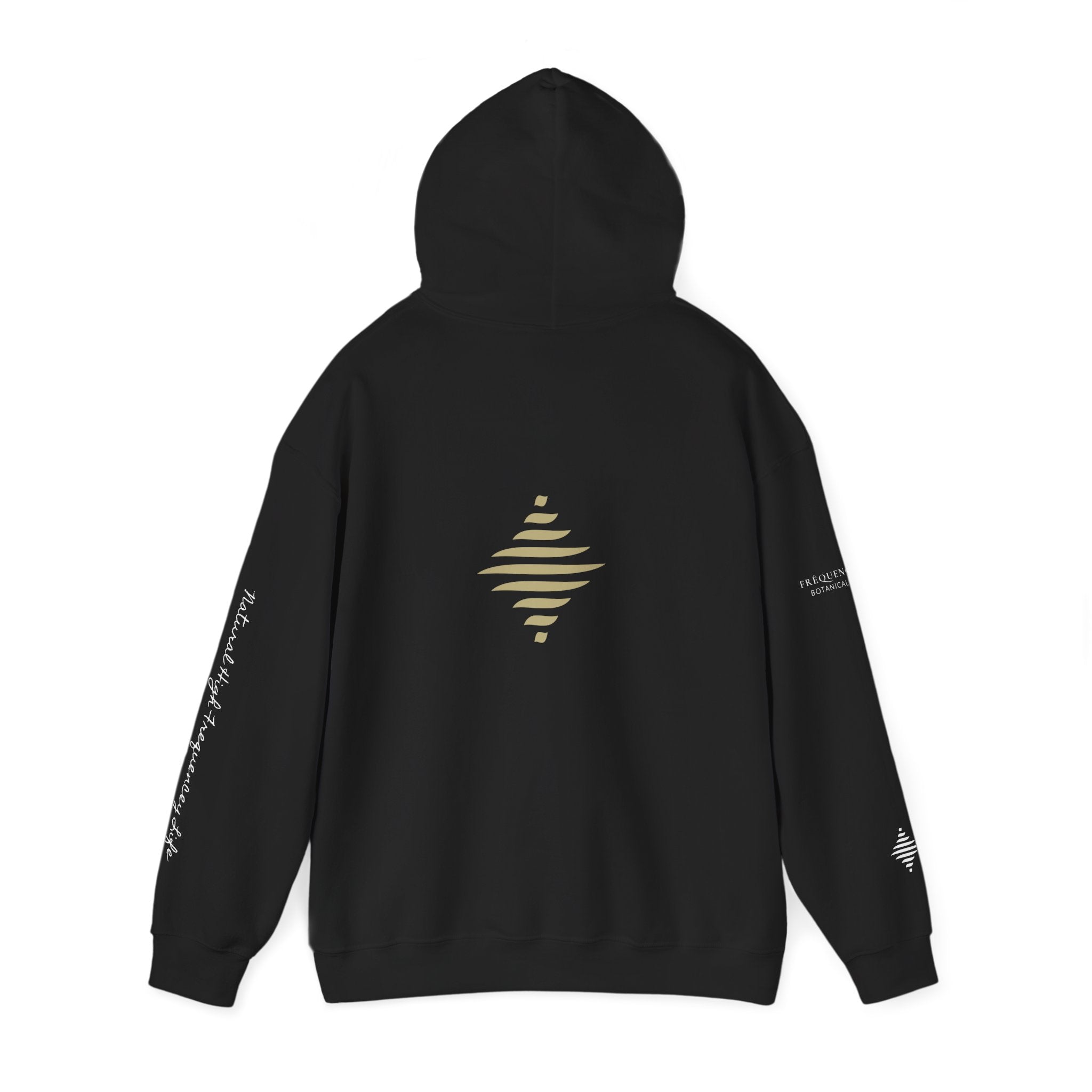 Instinct 396 Hz Star Logo Hoodie | Frequency Botanical Minimalist Design