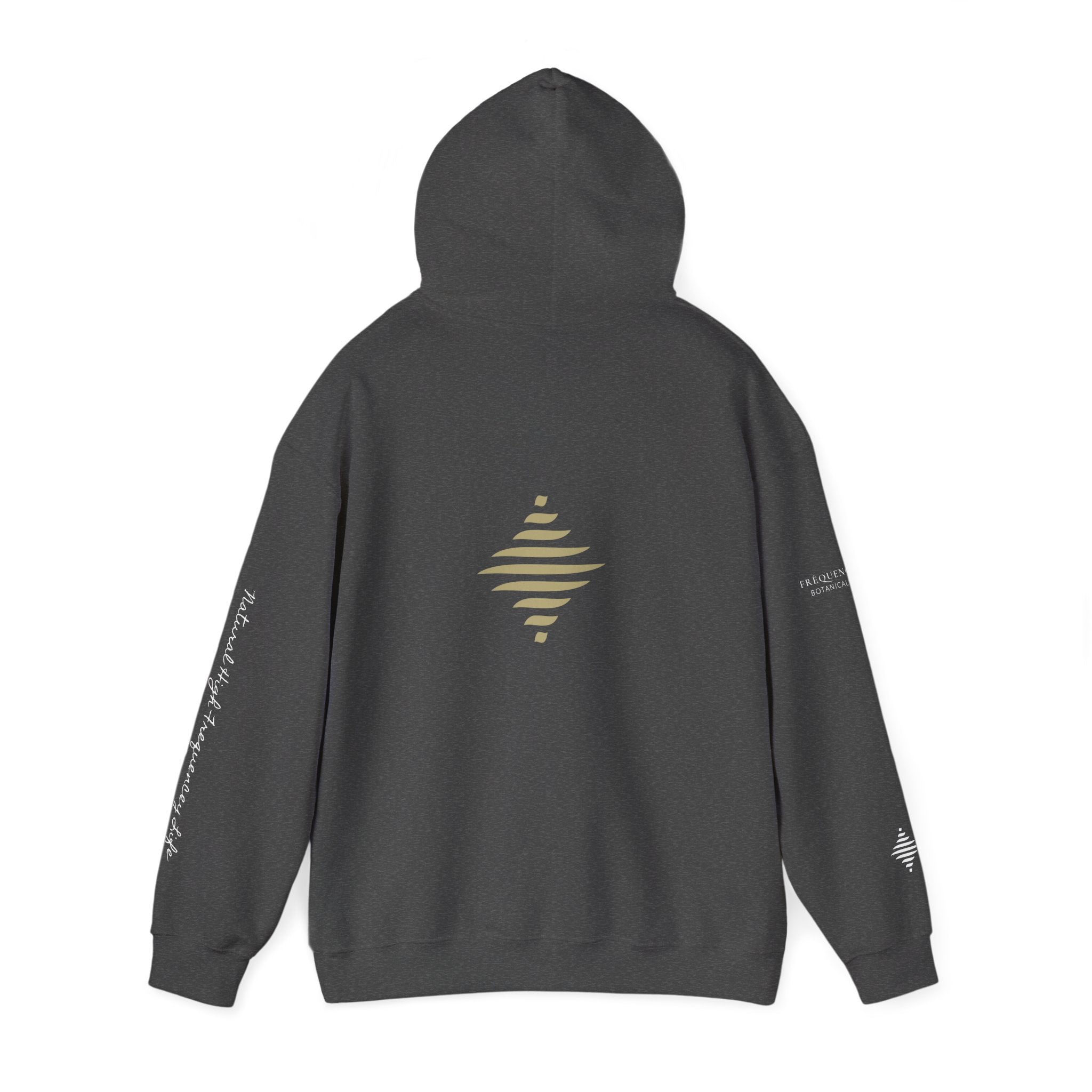 Instinct 396 Hz Star Logo Hoodie | Frequency Botanical Minimalist Design