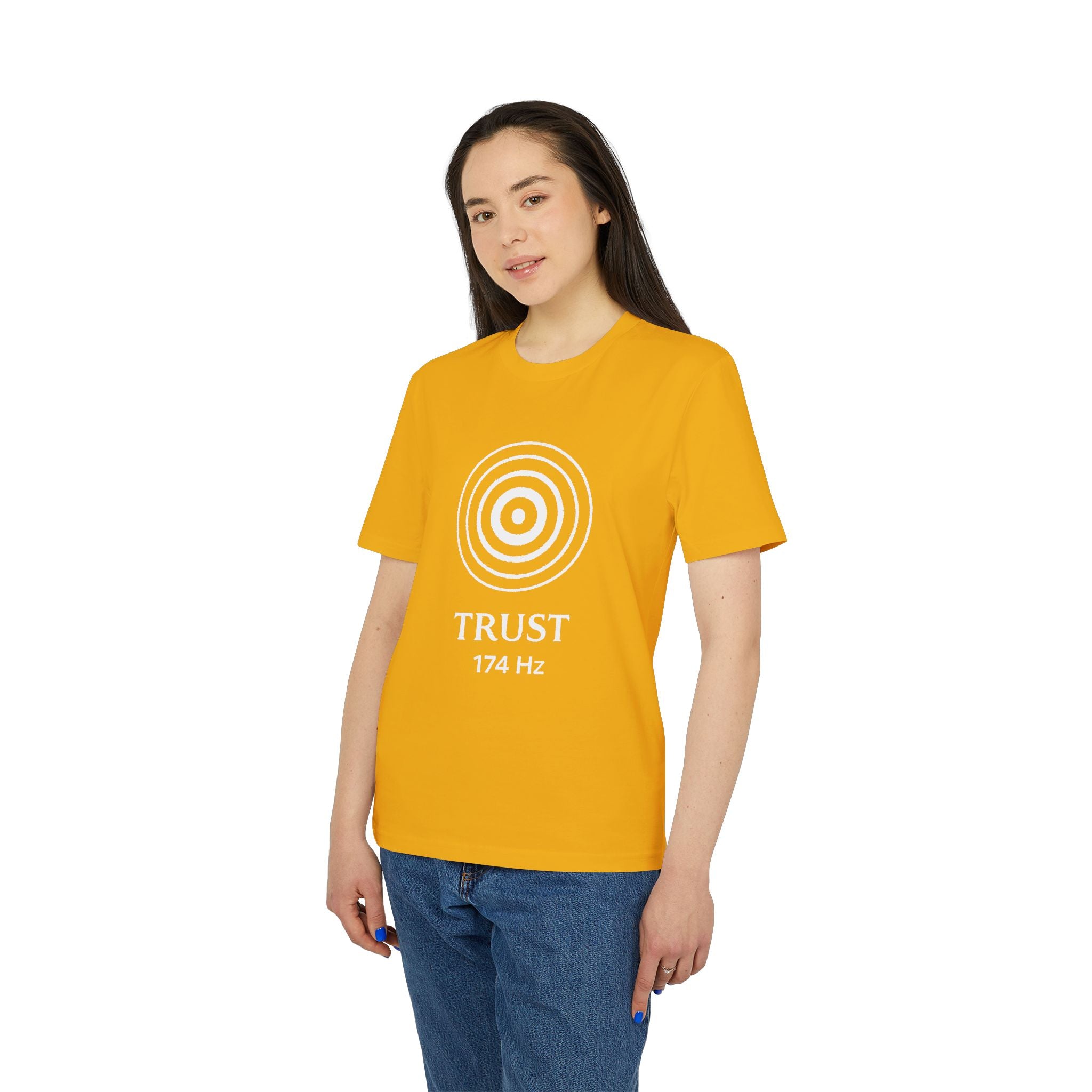 Trust 174 Hz T-Shirt — Minimal Spiritual Frequency Tee