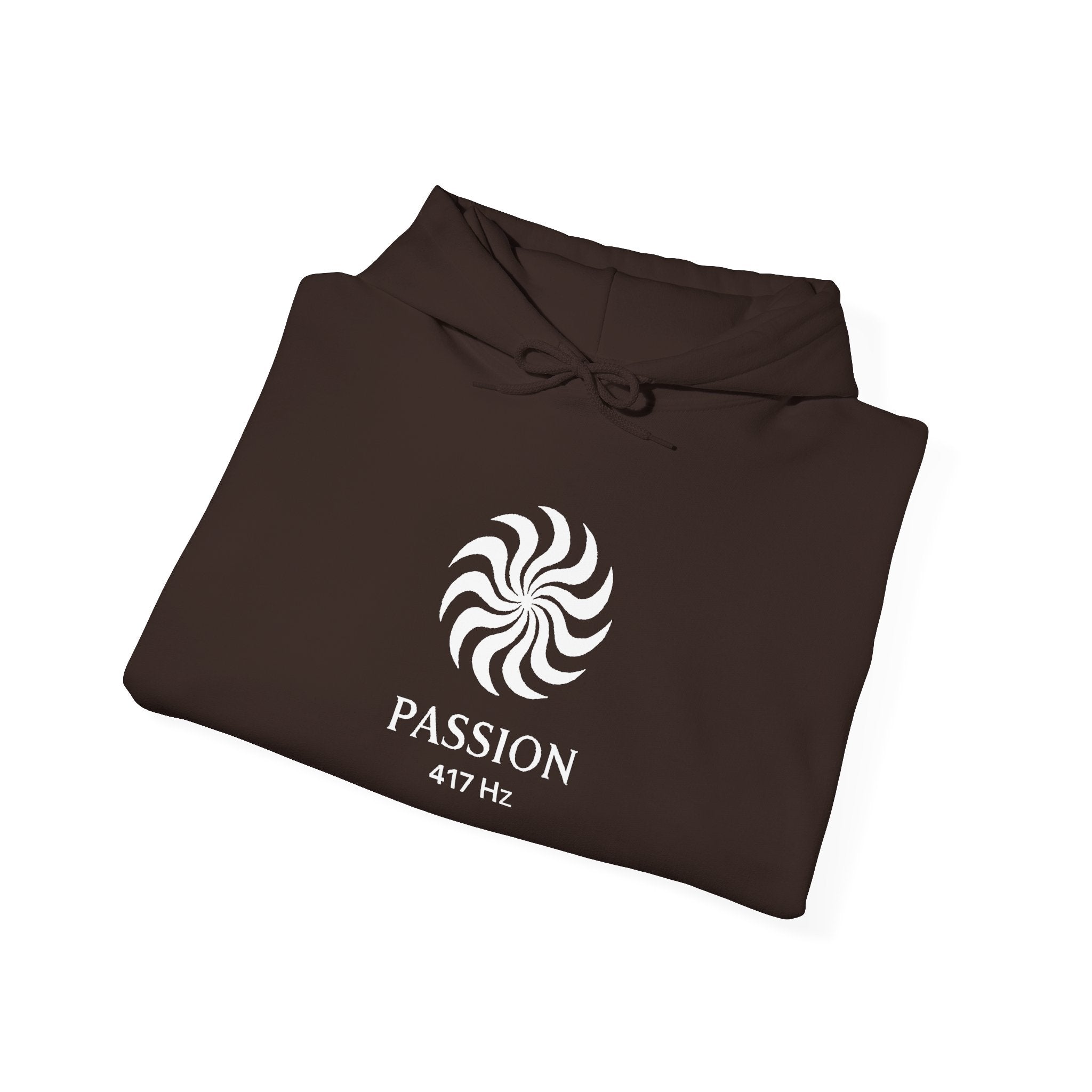 Passion 417 Hz Star Logo Hoodie | Frequency Botanical Minimalist Design