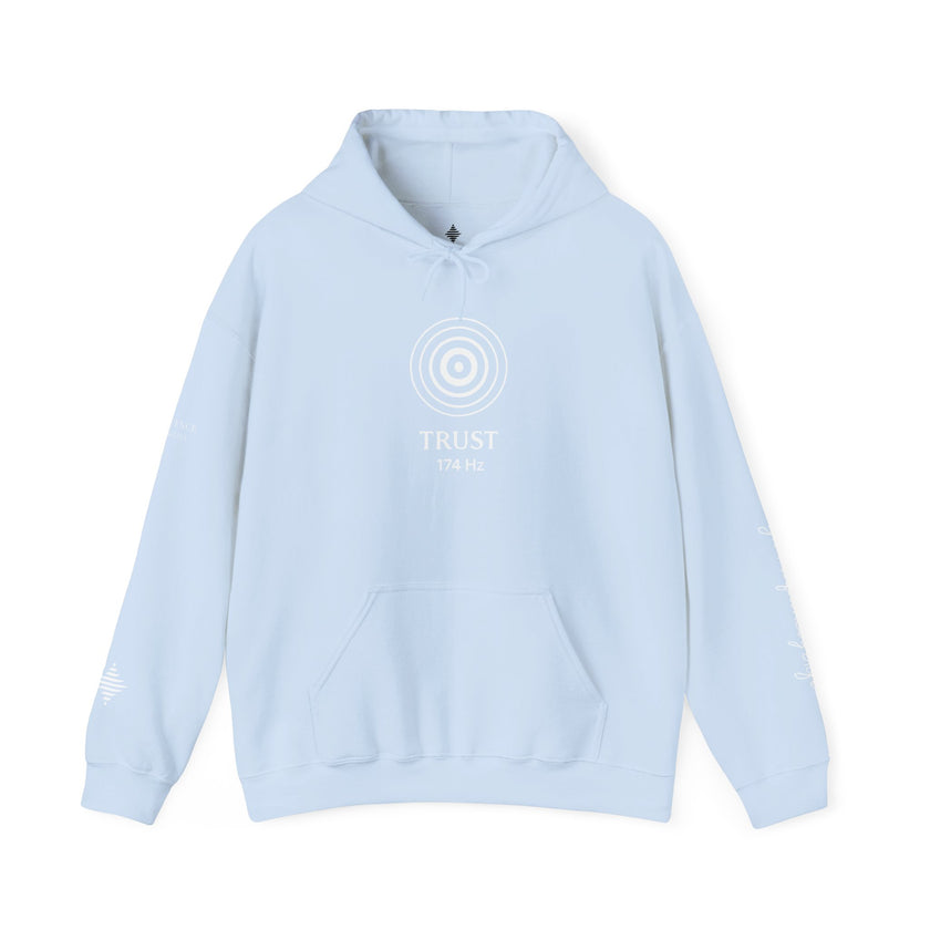 Trust 174 Hz Star Logo Hoodie | Frequency Botanical Minimalist Design