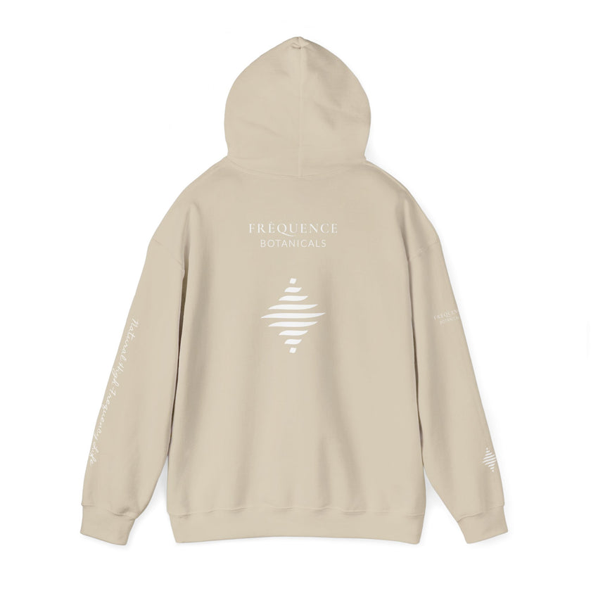 Energy 285 Hz Star Logo Hoodie | Frequency Botanical Minimalist Design