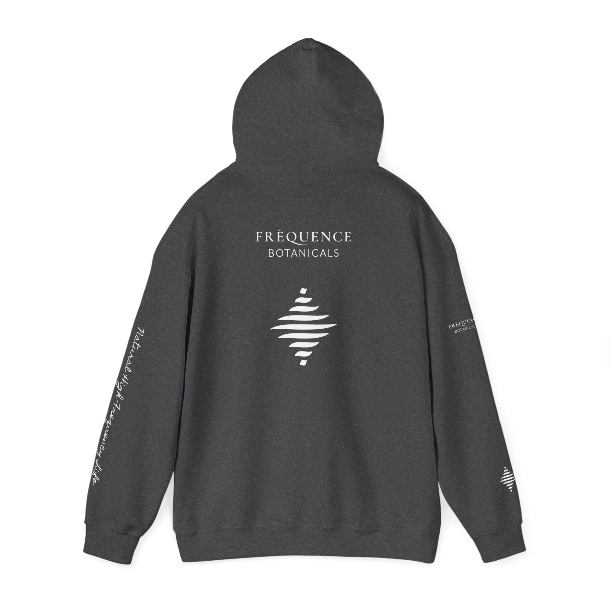 Clarity 852 Hz Star Logo Hoodie | Frequency Botanical Minimalist Design