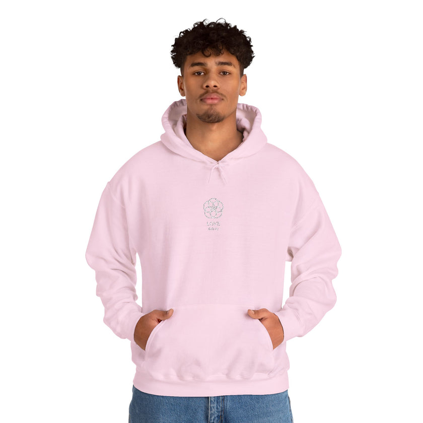 F°6 - LOVE - EMBROIDERED Unisex Heavy Blend™ Hooded Sweatshirt