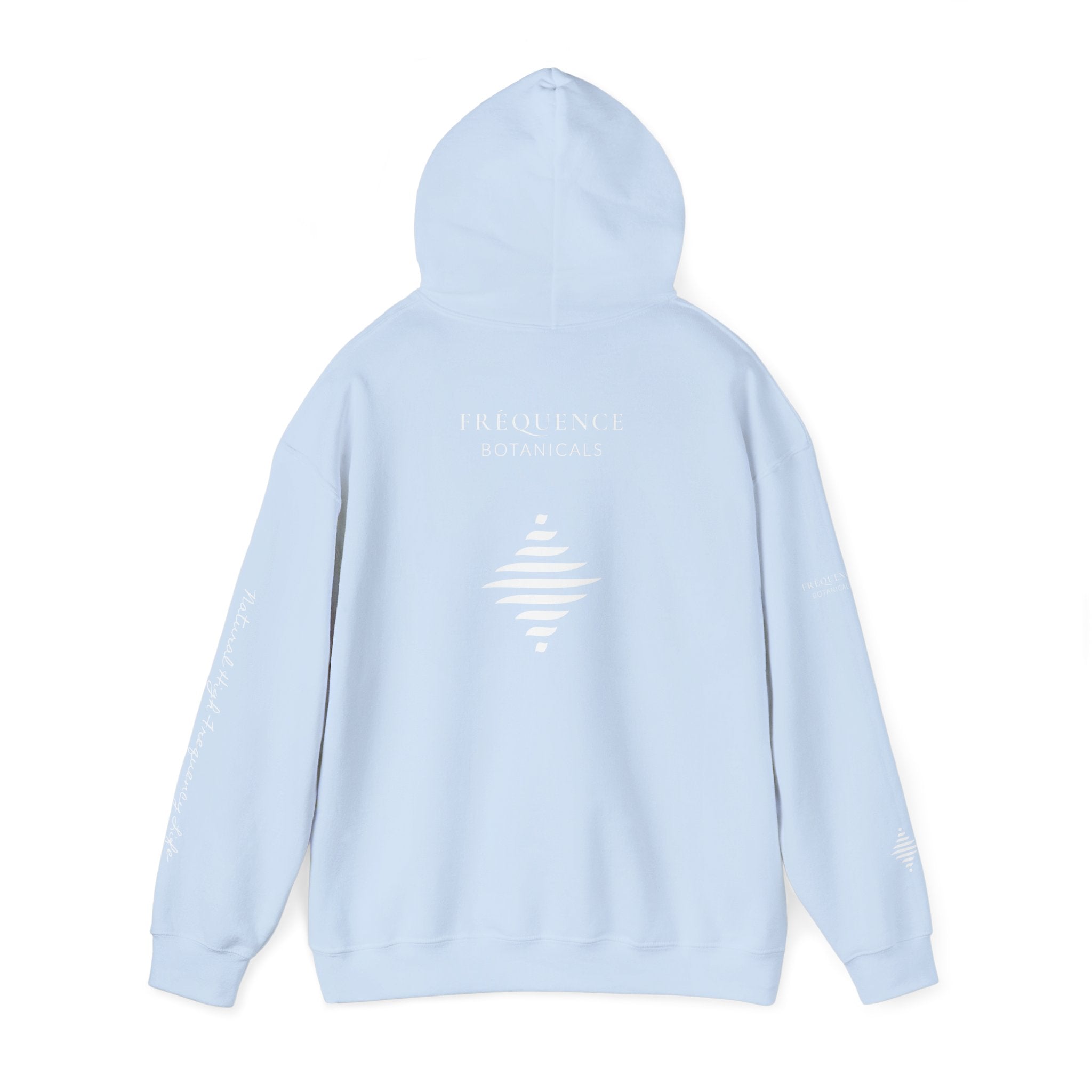 Energy 285 Hz Star Logo Hoodie | Frequency Botanical Minimalist Design
