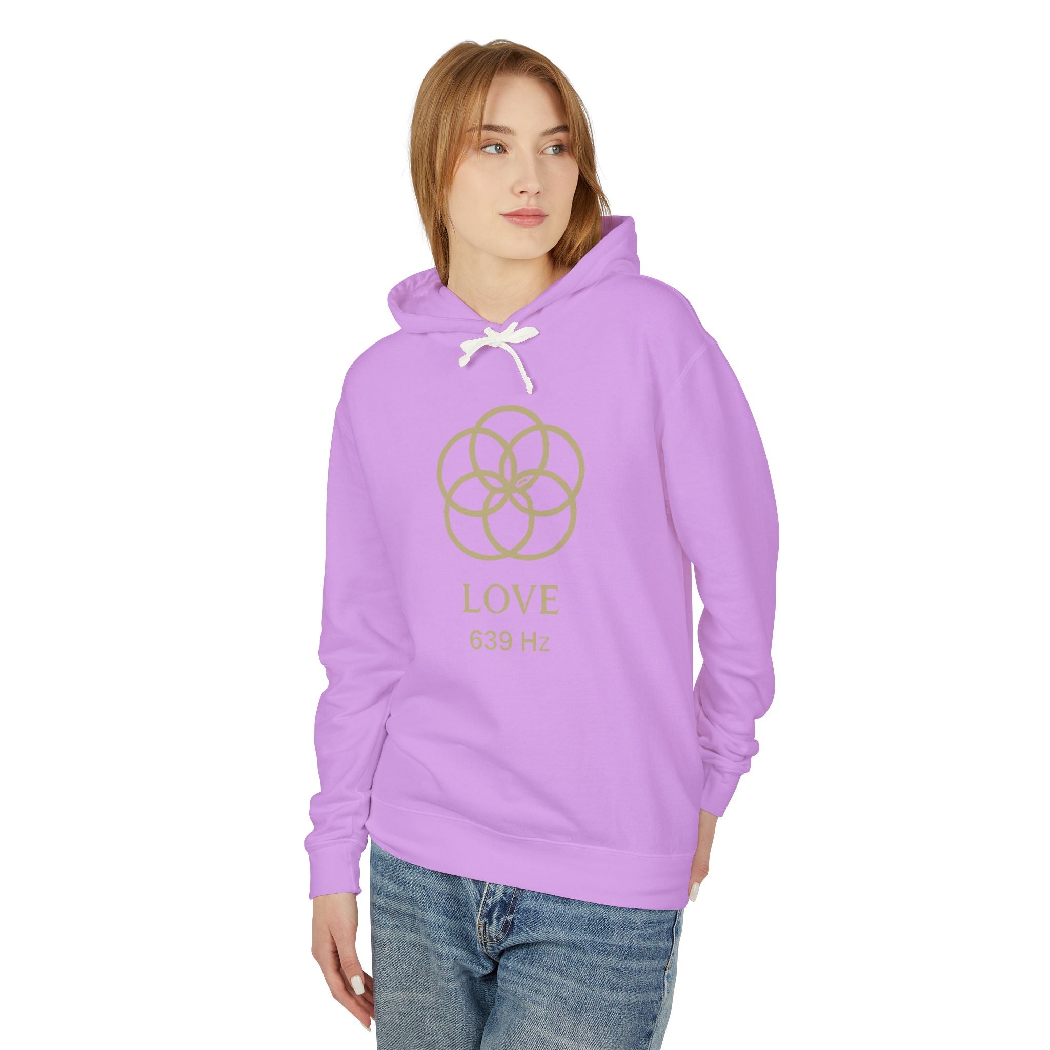 F°6 - LOVE - Unisex Lightweight Hooded Sweatshirt