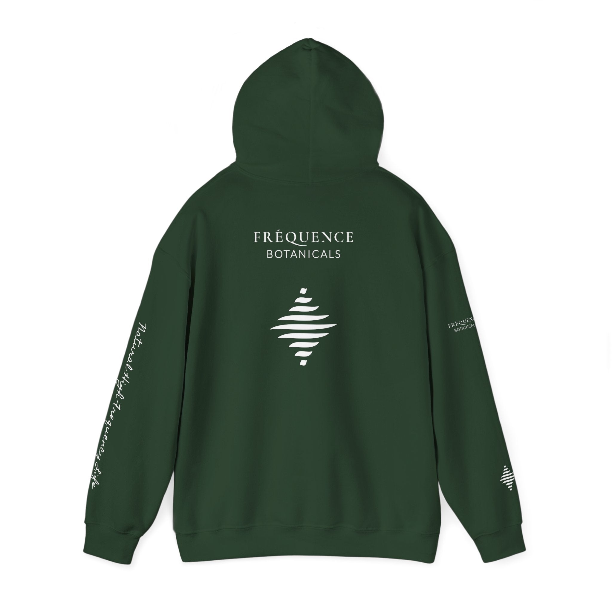 Express 741 Hz Star Logo Hoodie | Frequency Botanical Minimalist Design