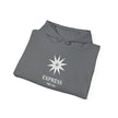Express 741 Hz Star Logo Hoodie | Frequency Botanical Minimalist Design