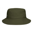 Frequénce Botanicals Embroidered Bucket Hat — Earthy Brown Garden Logo Sun Hat