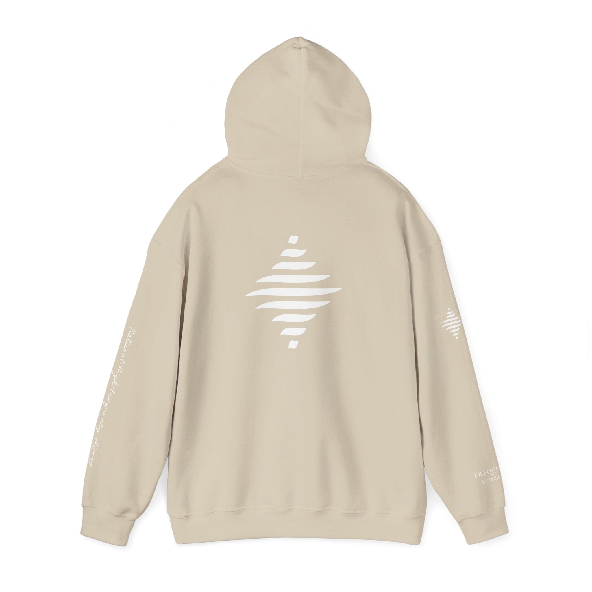 Love 639 Hz Star Logo Hoodie | Frequency Botanical Minimalist Design