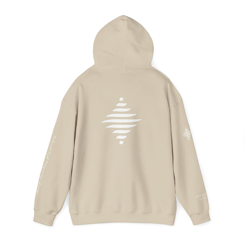 Love 639 Hz Star Logo Hoodie | Frequency Botanical Minimalist Design