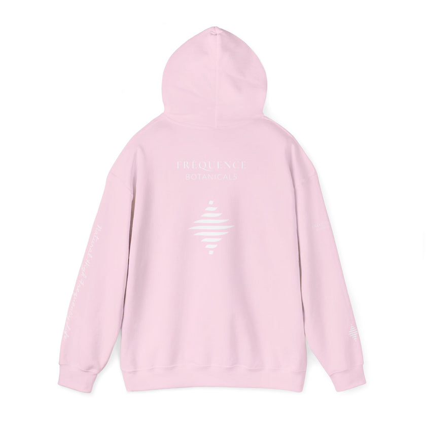 Express 741 Hz Star Logo Hoodie | Frequency Botanical Minimalist Design