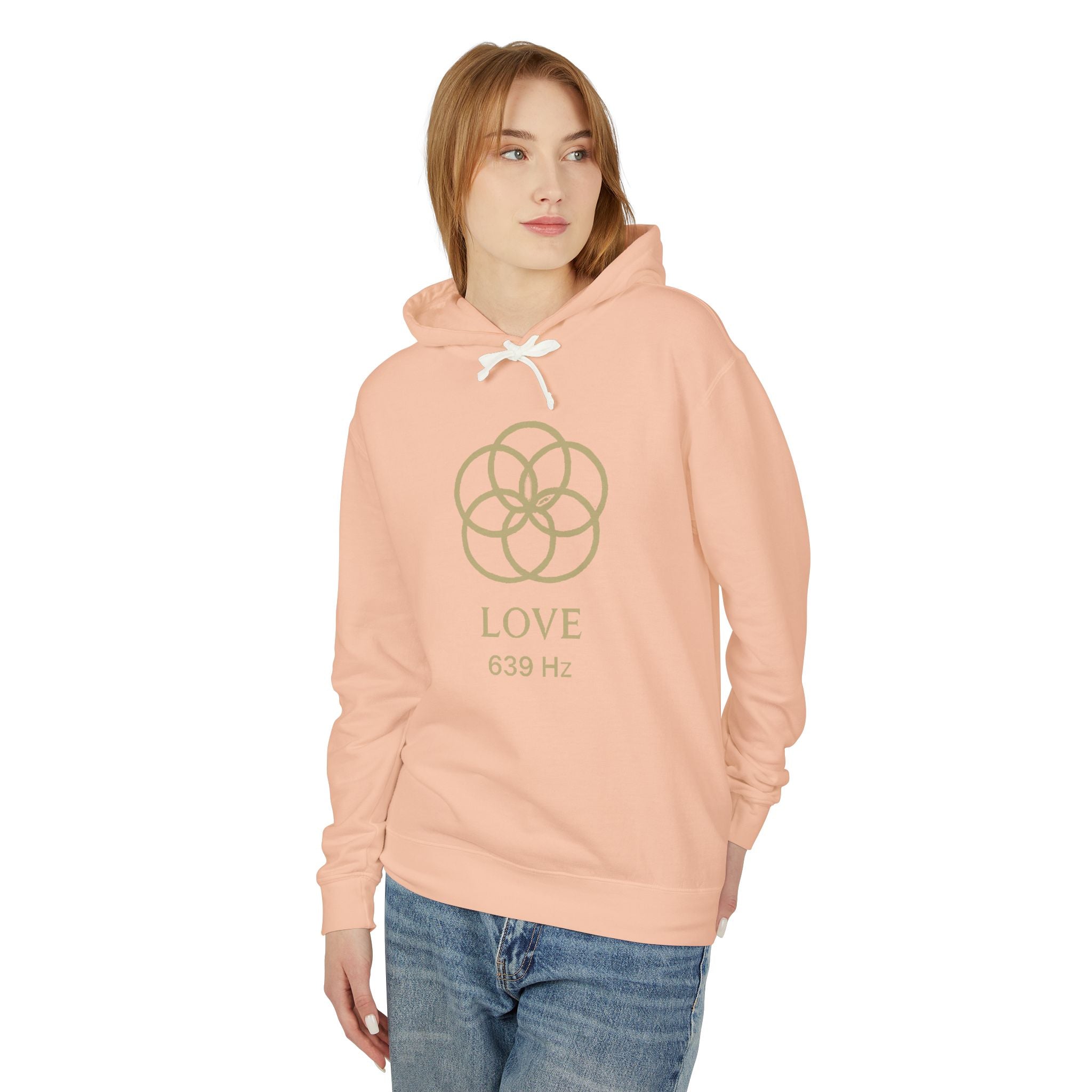 F°6 - LOVE - Unisex Lightweight Hooded Sweatshirt