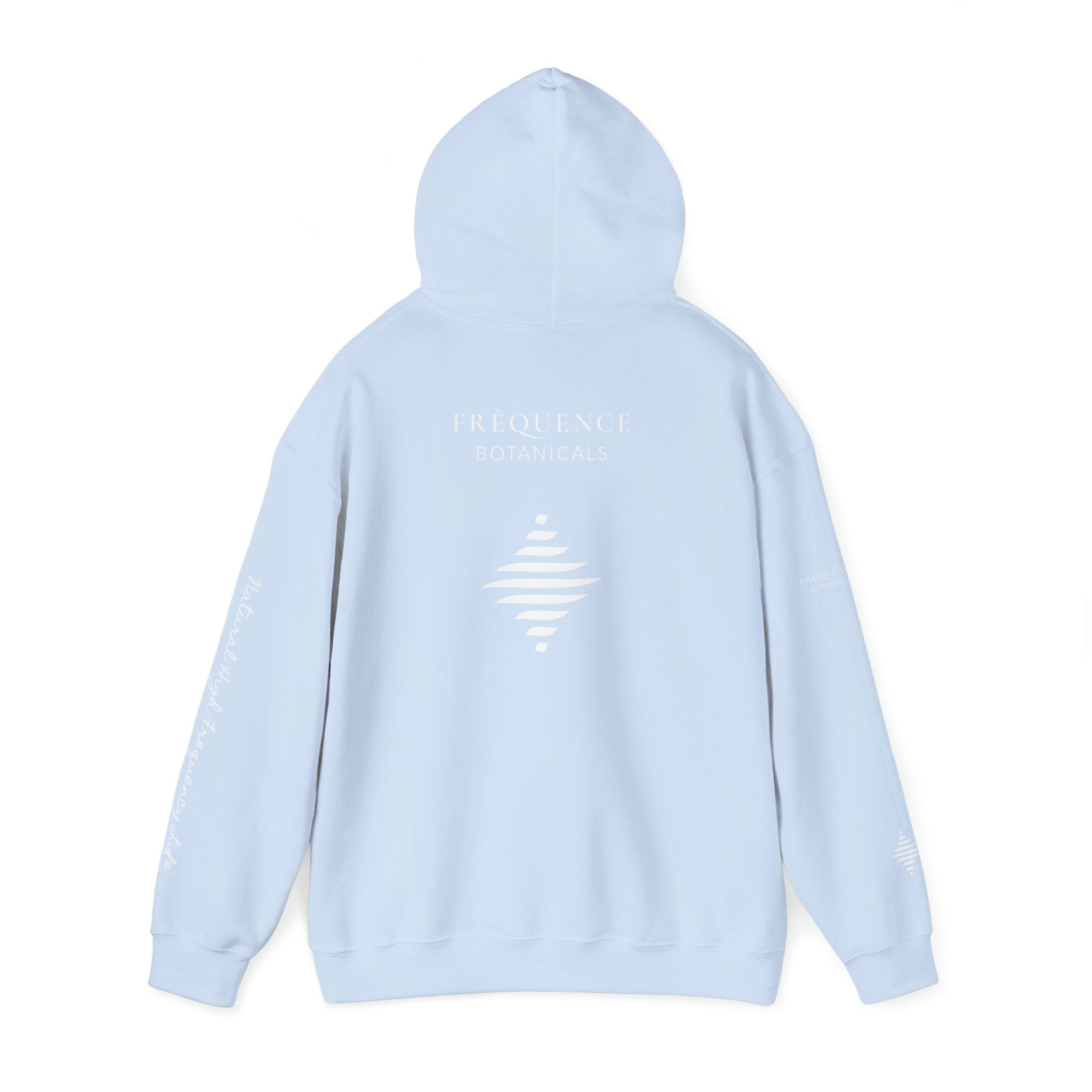 Express 741 Hz Star Logo Hoodie | Frequency Botanical Minimalist Design