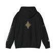 Instinct 396 Hz Star Logo Hoodie | Frequency Botanical Minimalist Design