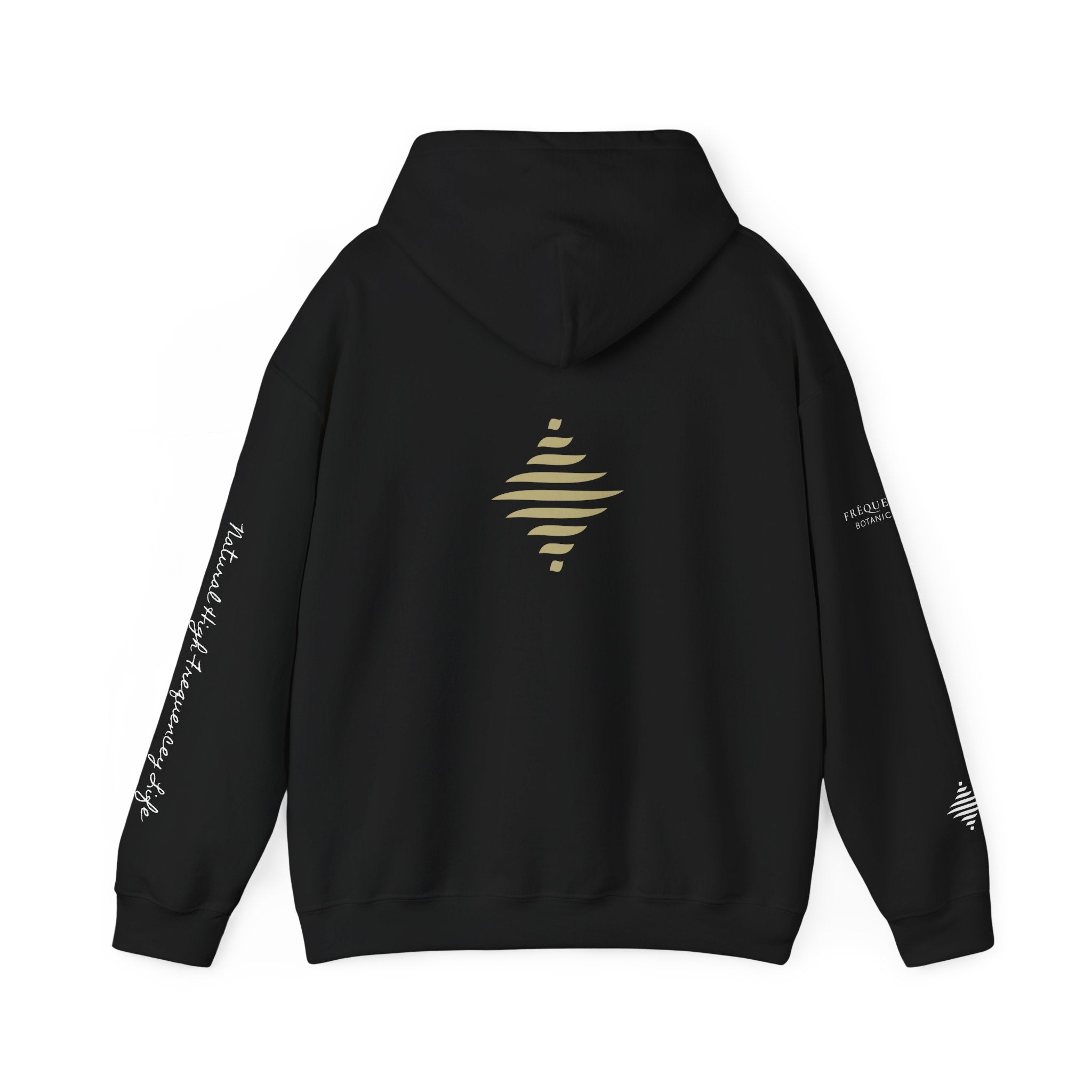 Instinct 396 Hz Star Logo Hoodie | Frequency Botanical Minimalist Design