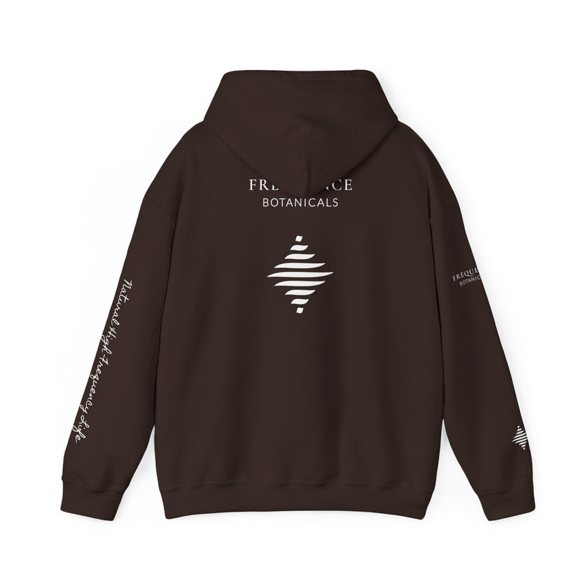 Passion 417 Hz Star Logo Hoodie | Frequency Botanical Minimalist Design