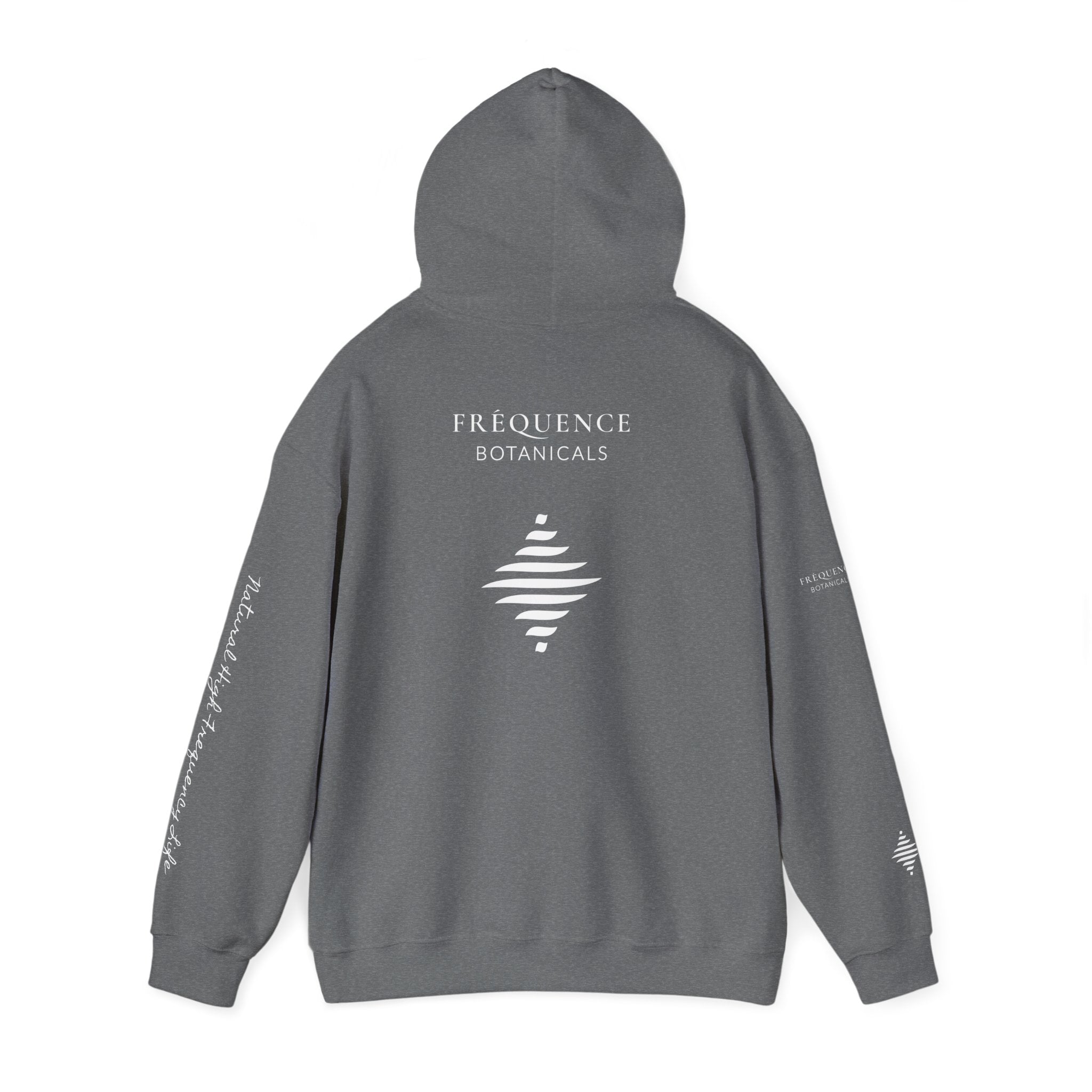 Express 741 Hz Star Logo Hoodie | Frequency Botanical Minimalist Design