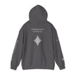 Express 741 Hz Star Logo Hoodie | Frequency Botanical Minimalist Design