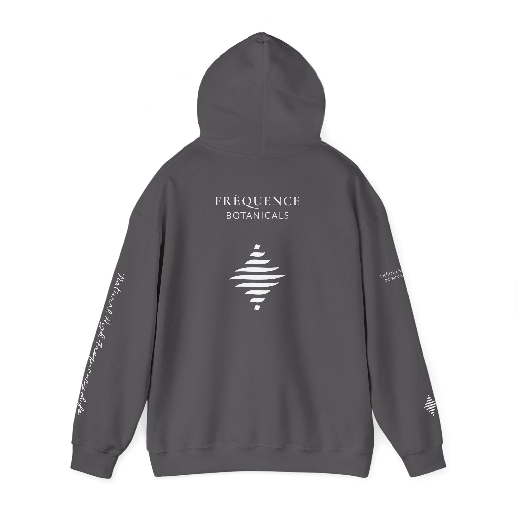Express 741 Hz Star Logo Hoodie | Frequency Botanical Minimalist Design